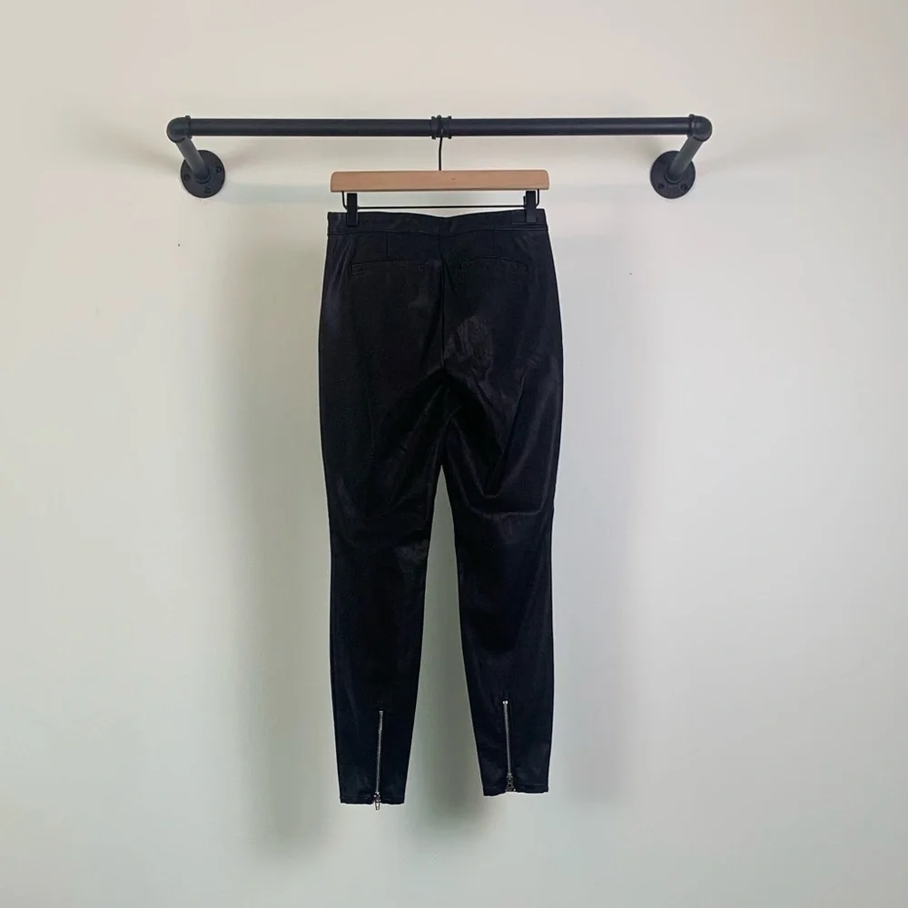 NWT BlankNYC The Bond Faux Leather Zip Pants Black